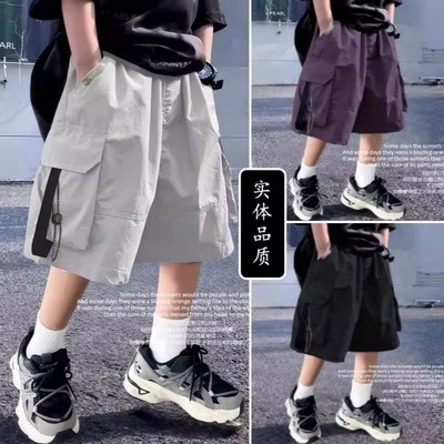 男童短裤夏季薄款工装裤