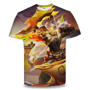 王者荣耀后羿辉光之辰短袖T恤衣服校园宿舍开黑可定制夏季痛衣cos