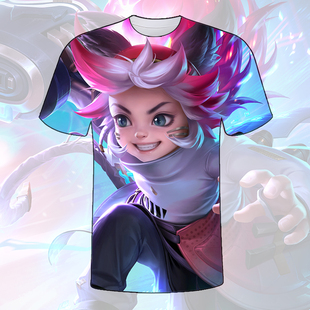 王者荣耀新皮肤匿光破解者沈梦溪衣服男女装短袖T恤春夏体恤上衣