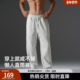 男宽松灰色健身运动卫裤 BD健美站360G磨毛美式 重磅直筒休闲长裤 男