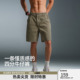 宽松直筒运动裤 BD健美站夏季 男士 男简约休闲四分裤 纯棉牛仔短裤