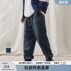 男宽松 男简约纯色印花牛奶丝运动长裤 bdpowerup春季 针织束脚裤