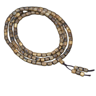 名木香府海南莺歌绿奇楠老料沉香手串九分沉随形文玩手链男女长链