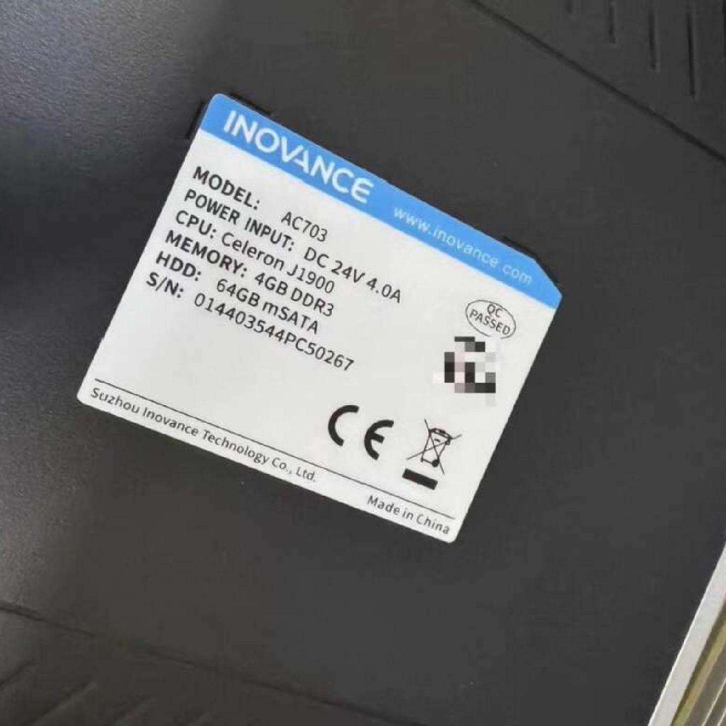INOVANCE工业控制器AC703,赛扬J1900处理器,议价