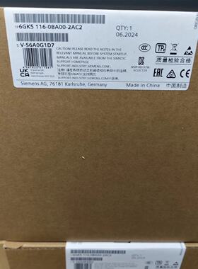 议价6GK5116-0BA00-2AC2西门子交换机SCALANCE XC116非管理型IE交