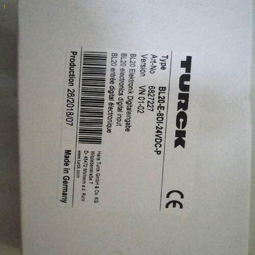 询价TURCK模块BL20E8DI24VDCP6827227请