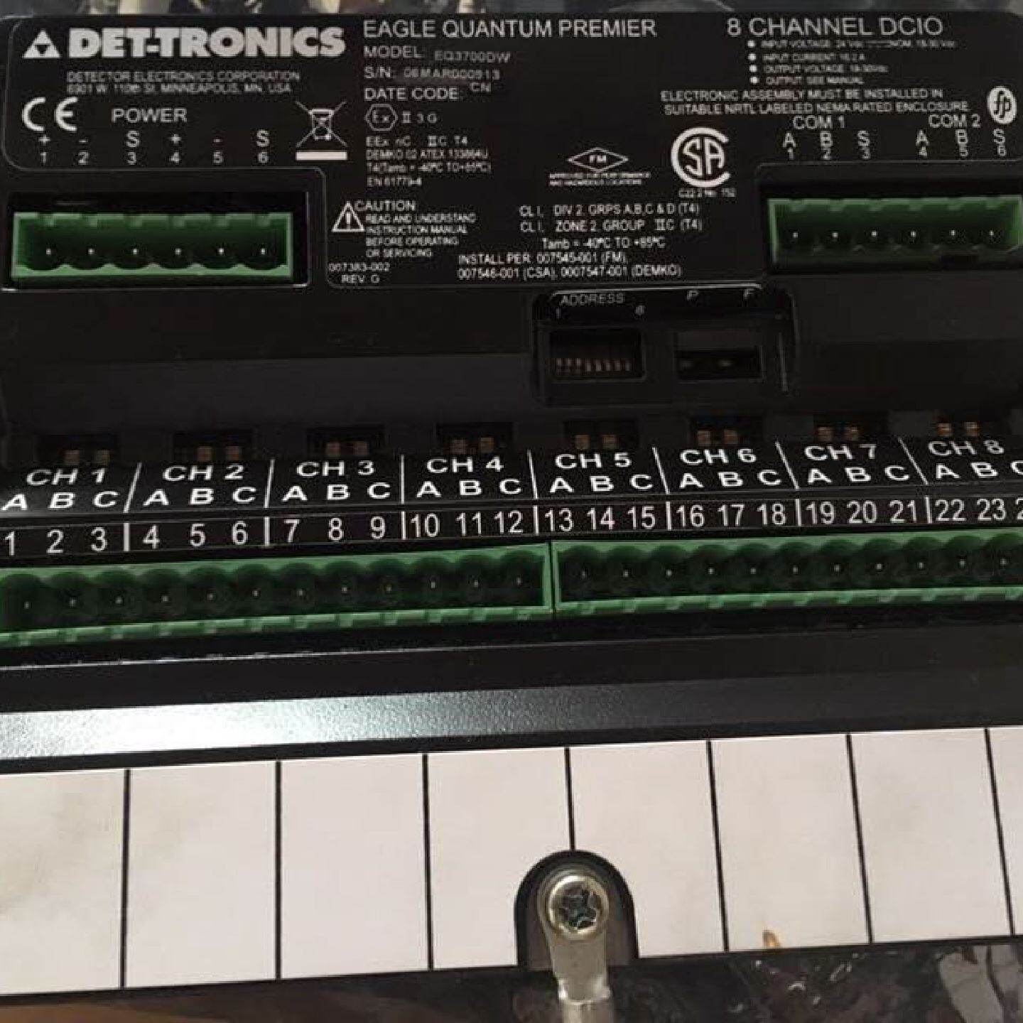 议价美国迪创DET-TRONICS输入模块EQ3700DW控制器