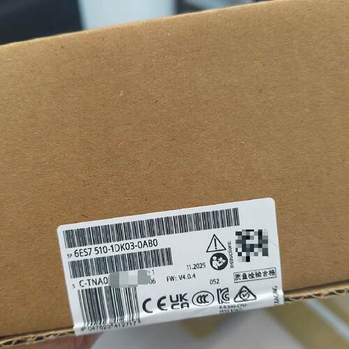 西门子6ES7 510-1DK03-0AB0，原装正品未开封--议价商品