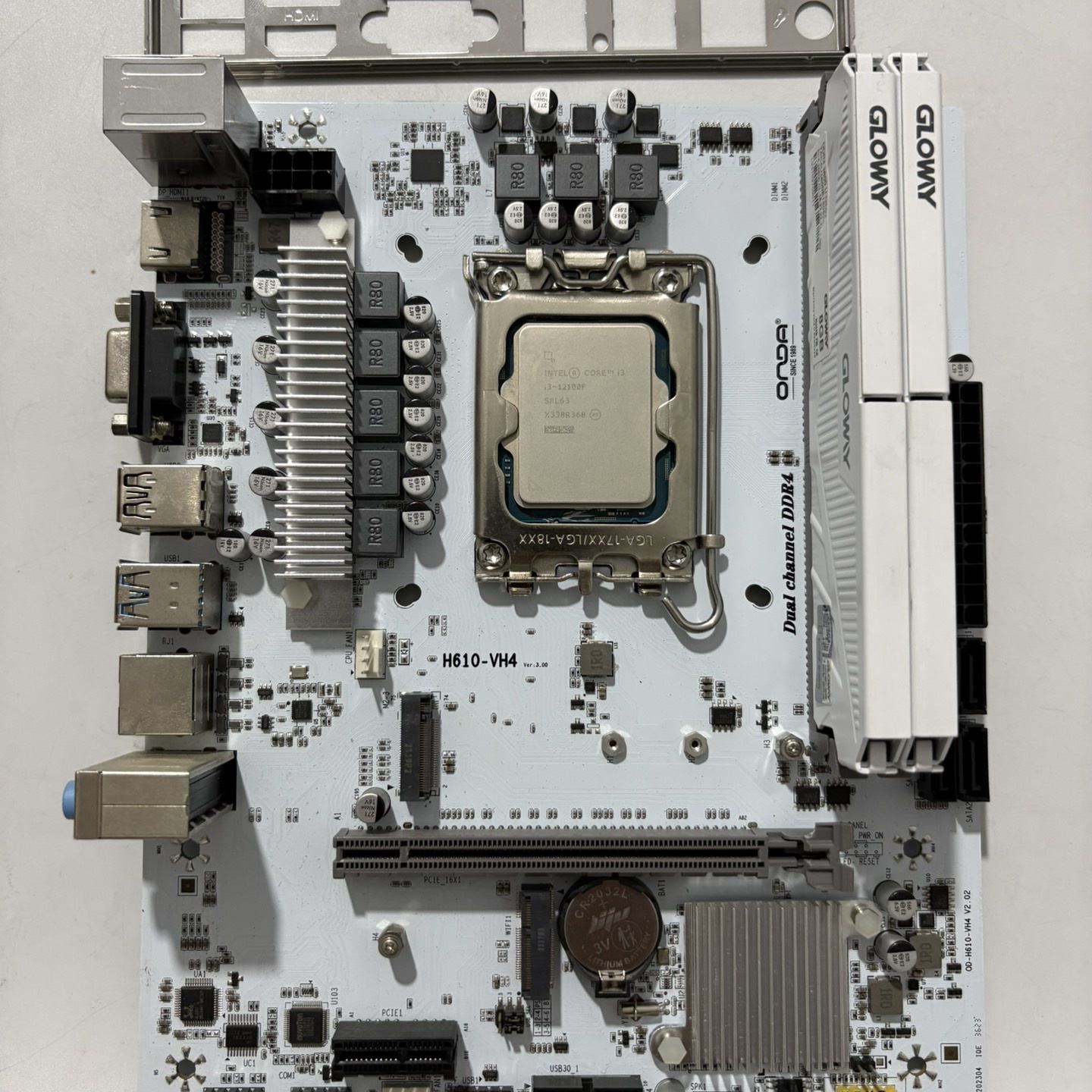 昂达H610VH4主板套装i312代-议价图片