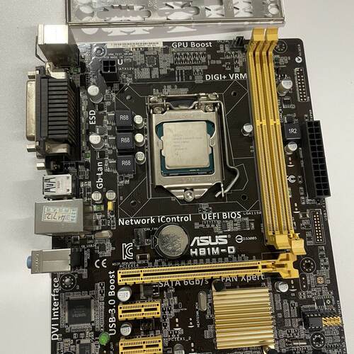 华硕h81板u套装送cpu-议价