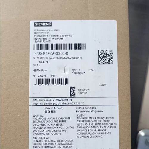 议价3RK1308-0AE00-0CP0/3RK13080AE000CP0/高性能直接启动器/OCP