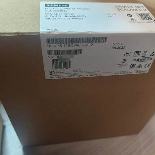 西门子6GK5 116-0BA00-2AC2，全新原装未开封--议价商品