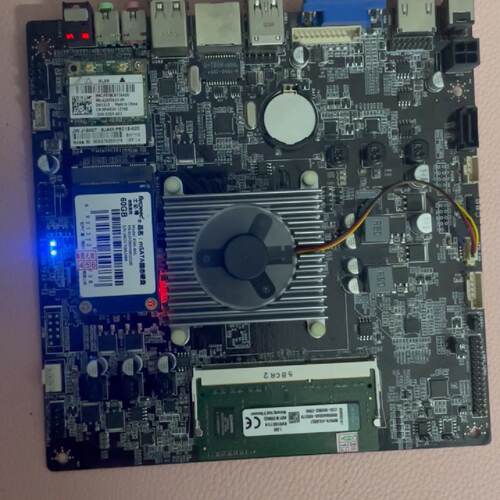 杰微j1900t主板套装可充新有系统-议价