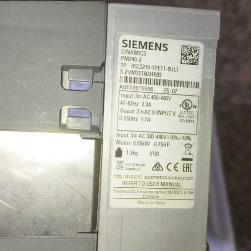 询价/变频器6SL32440BB121FA0CU240
