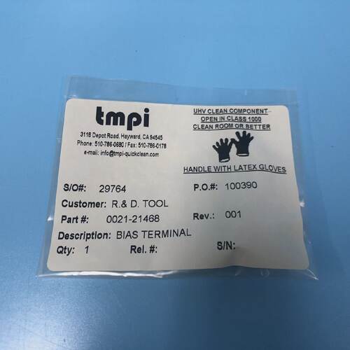 3430403 AMAT APPLIED 002121468 BIAS TERMINAL GAS TUBE 8 BESC