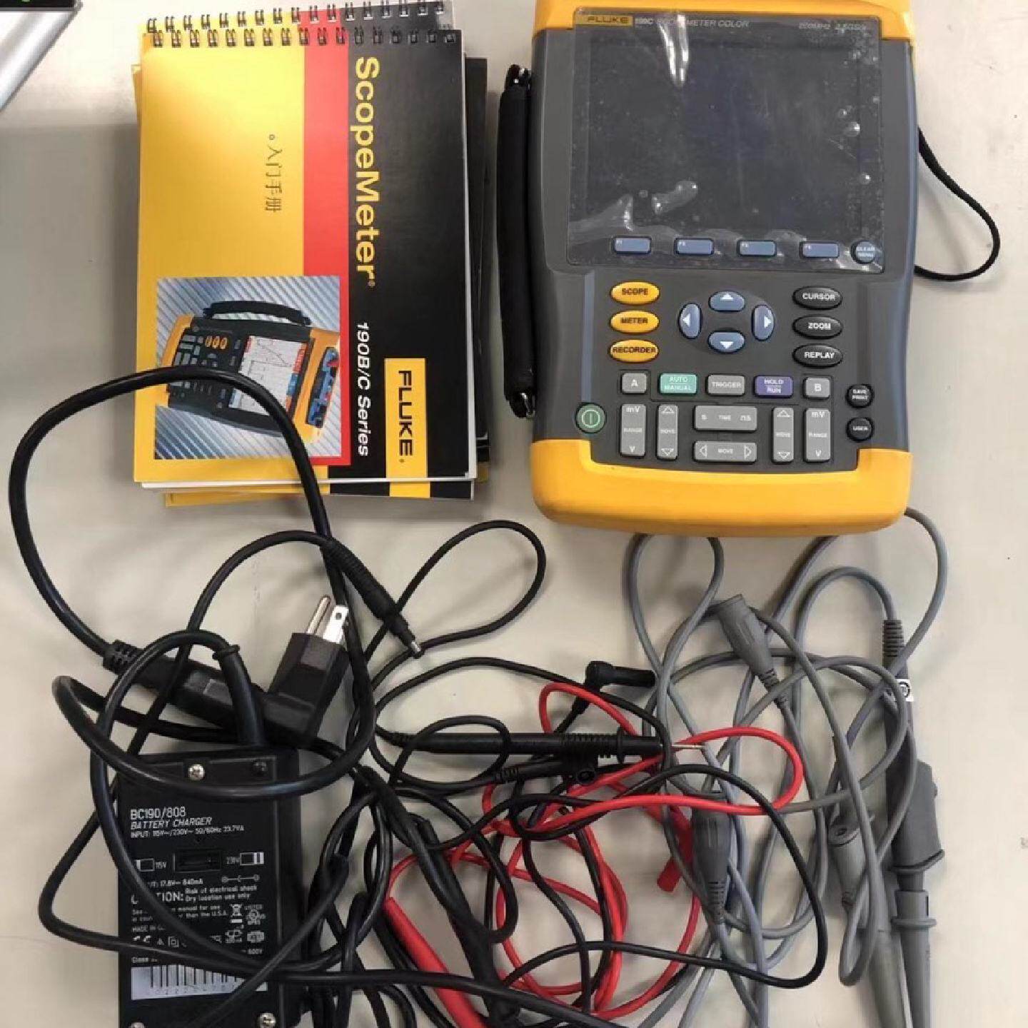 议价Fluke 199C Hheld Oscilloscope Very New Color Physical Dr