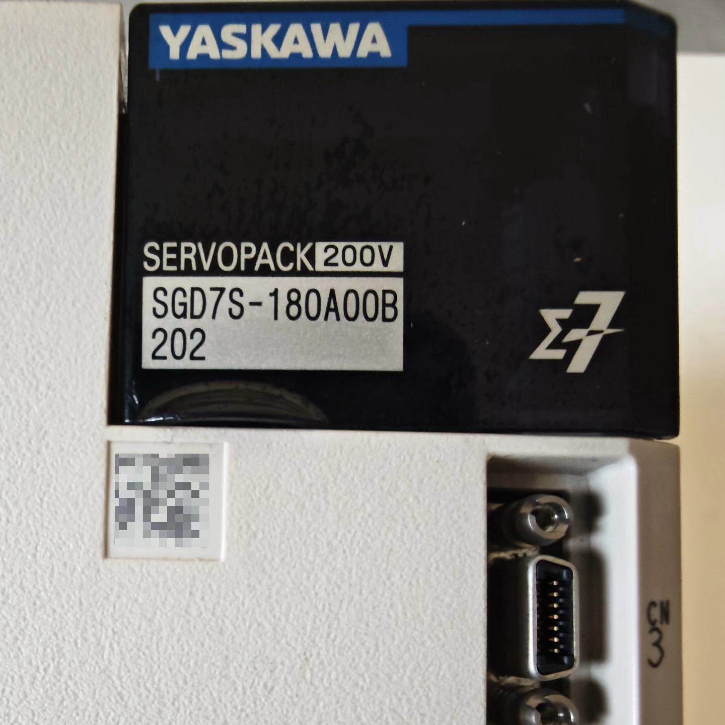 安川伺服驱动器SGD7S180A00B202200V三--议价商品