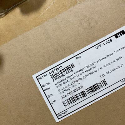 华为ETP48600-C5A8嵌入式电源，高度5U全新原。—议价