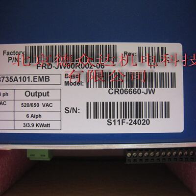 议价CR10660-JW全新现货科尔摩根 CR06660伺服控制器