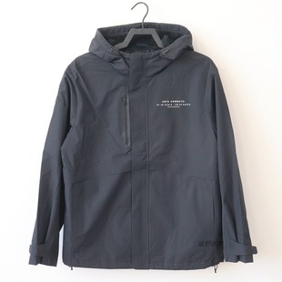 安踏男外套冬款 运动上衣152447631N 加绒加厚风衣保暖透气连帽开衫