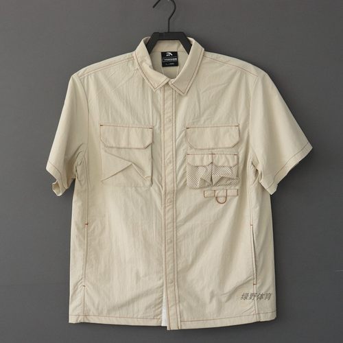 安踏男短袖POLO衬衫夏季速干透气户外短T翻领运动上衣152436117