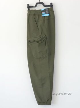 安踏男裤秋冬户外工装裤宽松舒适休闲梭织束口运动长裤152446502N