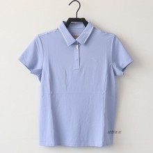 安踏女短袖POLO衫T恤翻领短袖夏季液柔冰肤运动上衣162527126