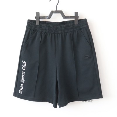 安踏女短裤五分裤夏季时尚训练透气针织运动休闲五分裤162428326R