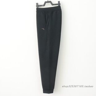 安踏女裤针织长裤春秋舒适透气束口综训休闲针织运动裤162517307S