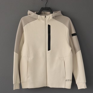 训练针织运动上衣152437706N 舒适透气修身 安踏男连帽开衫 春秋款