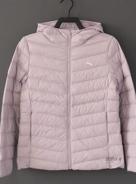 安踏女子羽绒服轻薄保暖连帽修身羽绒外套跑步运动上衣162447902