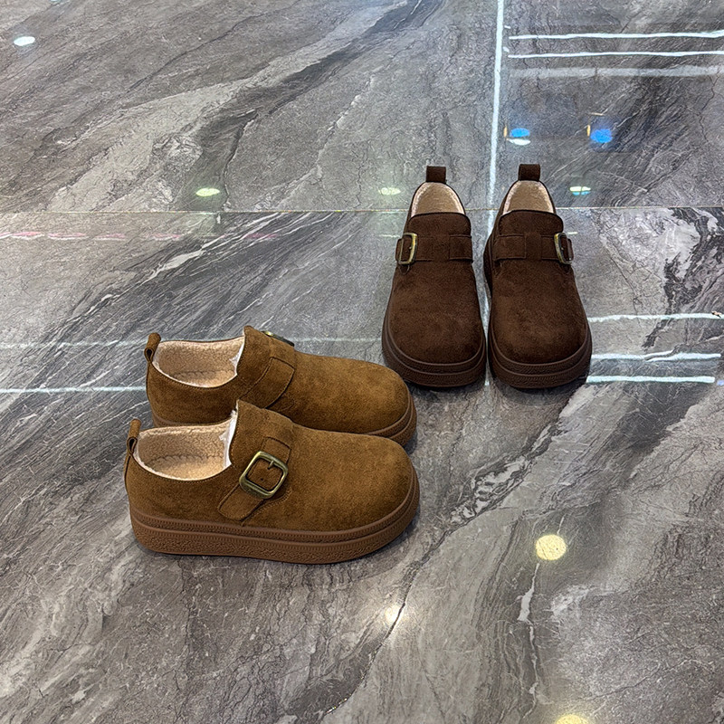 加绒保暖懒人勃肯鞋轻便雪地靴