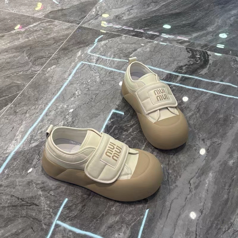 休闲鞋魔术贴松糕鞋舒适