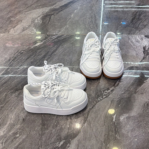 个性百搭休闲小白鞋韩系松糕板鞋