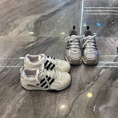 百搭软底运动慢跑鞋显脚小德训鞋