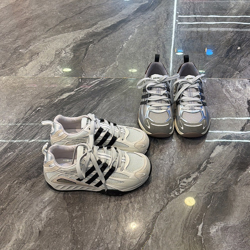 百搭软底运动慢跑鞋显脚小德训鞋