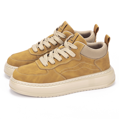 LBEL真皮低帮男士板鞋舒适百搭