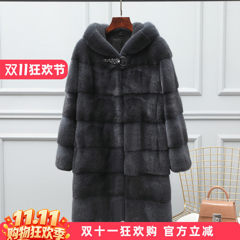 中长款皮草外套冬季整貂