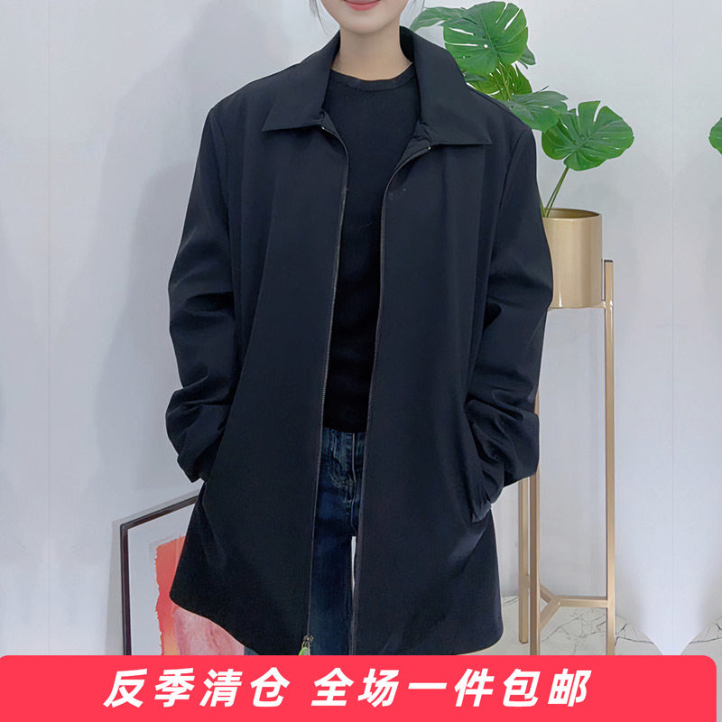 短款连帽拉链貂皮大衣