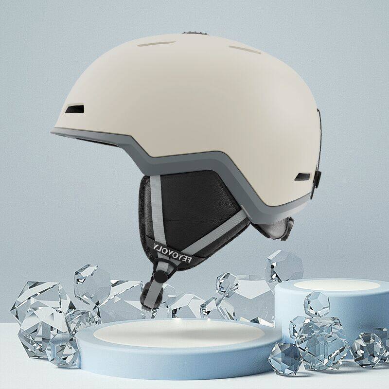 飞鱼未来滑雪头盔帽单双板男女冬季运动超轻防撞专业雪盔护具装备