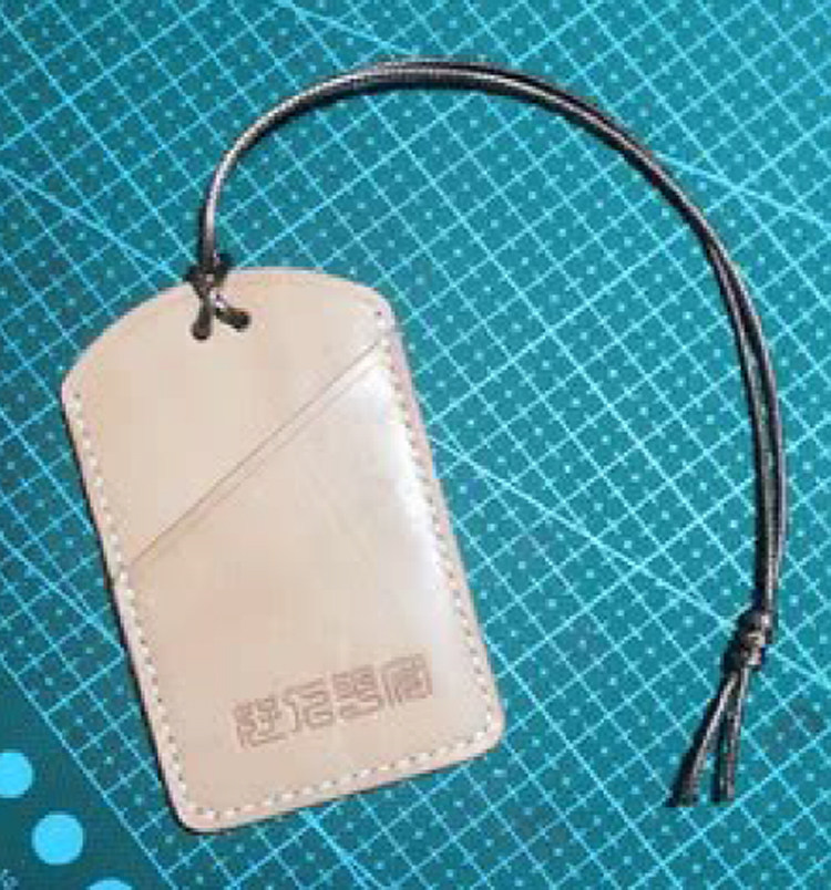 简单卡套卡包胸牌手工皮具皮艺版型图纸版型PDF电子版图纸