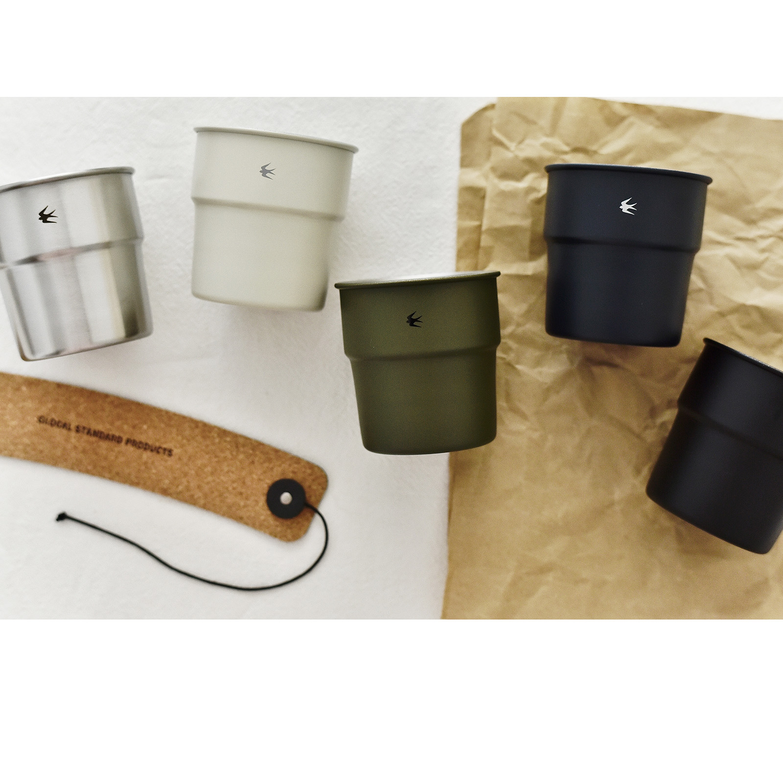 日本GSP燕印304不锈钢随手杯