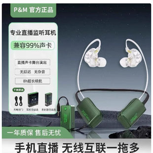 Dio砖石无线监听耳机直播户外唱歌入耳挂声卡无线 N3S 全新正品