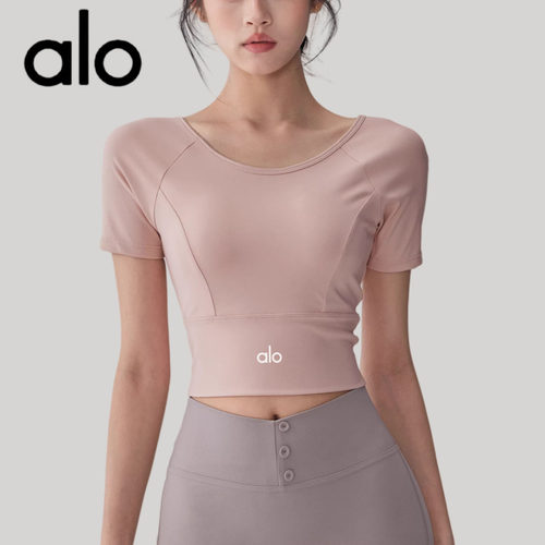 AIo紧身运动短袖显瘦普拉提T恤夏