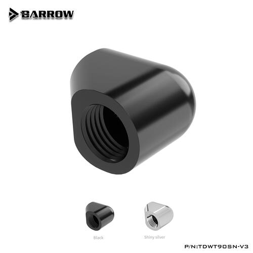 Barrow全新黑色分体水冷90度