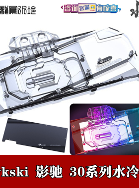 分体显卡水冷头散热器 影驰 RTX 3080Ti 3090 GAMER 星曜单两双面