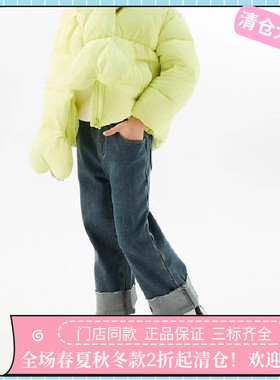 迪迪鹿童装门店同款专柜正品24冬季新品女大儿童加厚牛仔裤421404