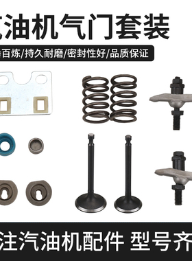 汽油发电机缸头配件168F170F188F190F气门推杆支架弹簧油封全套件