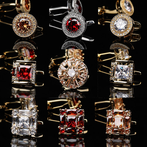 礼盒铜男女款衬衫袖扣法式袖口扣