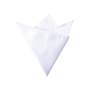 衬衫 口袋巾方巾男士 西服胸巾丝巾蓝色小胸口巾 西装 白色光面男装